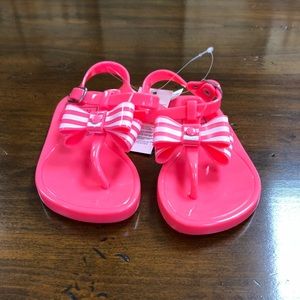 NEW GAP Bow Jelly Sandals - size 7